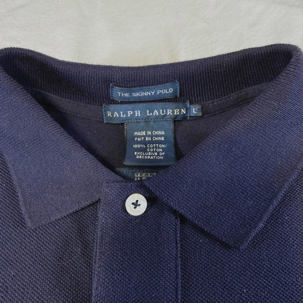 Ralph Lauren USA Olympic Team Polo Shirt Women's Large Big Pony 2010 Vancouver